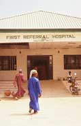 hospital with solar fridge